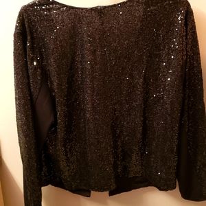Torrid black sequined jacket. New without tags, 3x